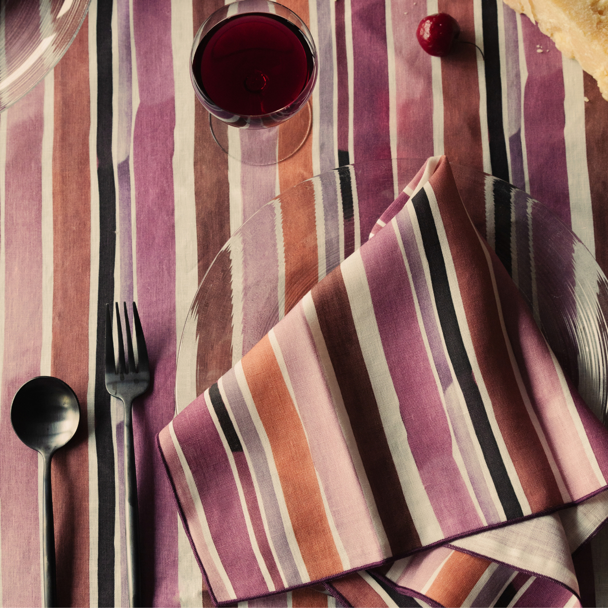 Lisbon Stripe Tablecloth