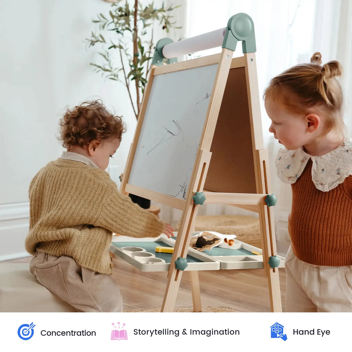 Tiny Land® Magnitales Easel for Kids