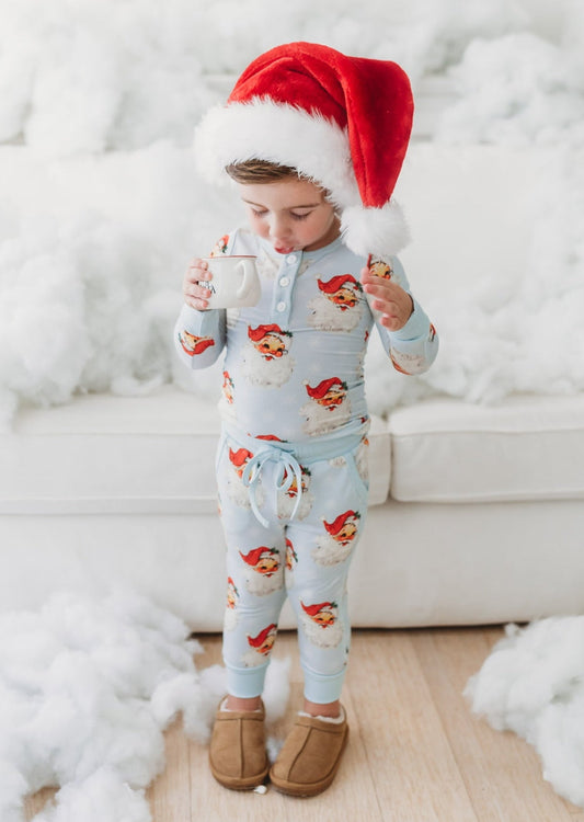 *PREORDER* Blue Vintage Santa Comfort Set