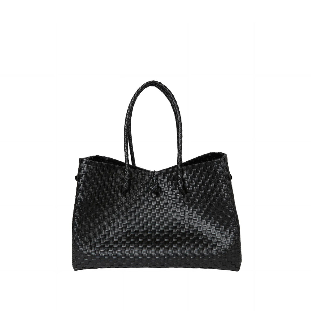 The Midi Piper Handwoven Tote · Recycled Plastic