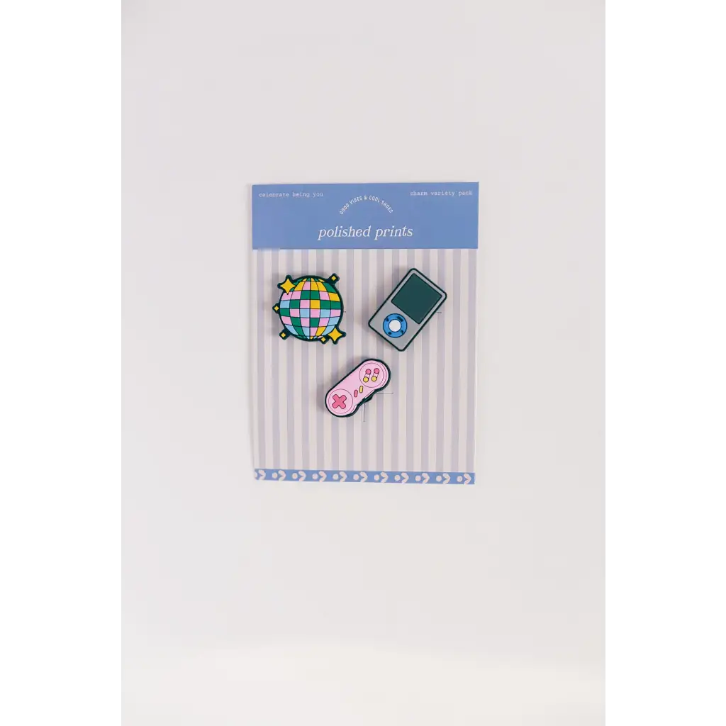Charming 90s Nostalgia Clog Charm Set