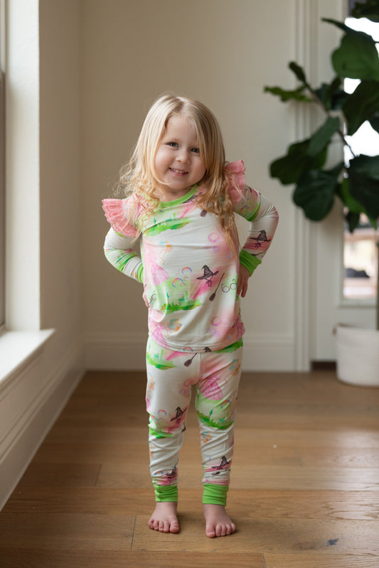 Popular Long Sleeve Ruffle Lounge Set