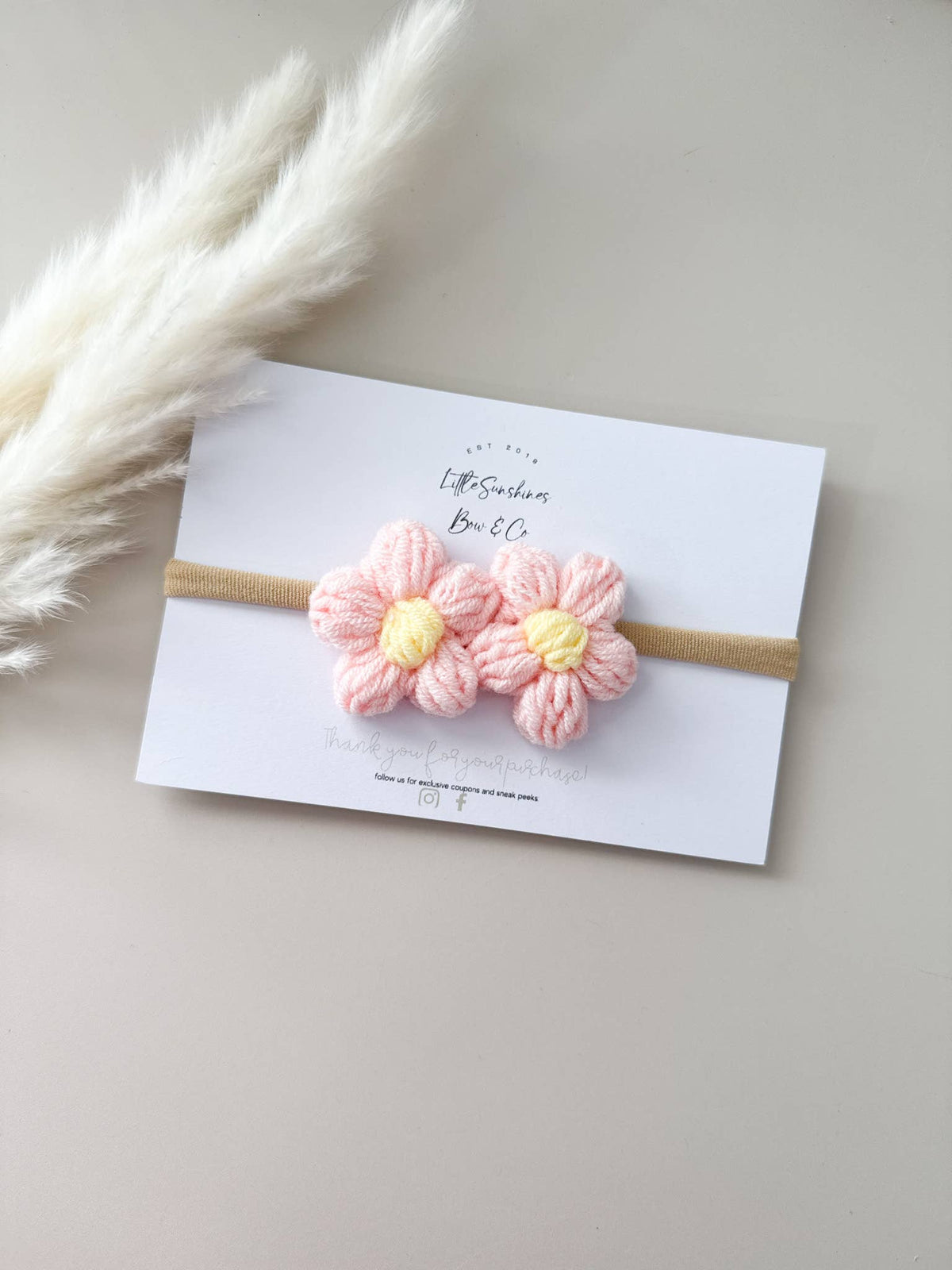 Crochet Flowers Hair Clips & Headbands