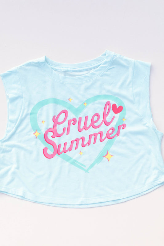 Cruel Summer Tour Concert Crop Graphic Tee