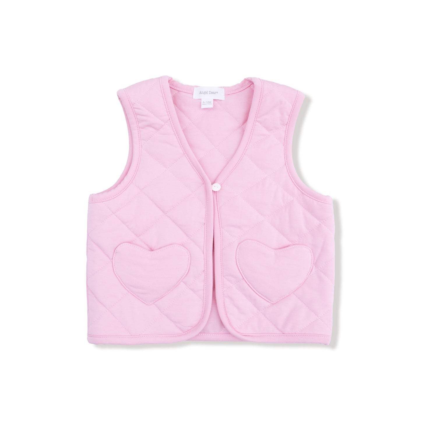 Quilted Vest with Heart Pocket