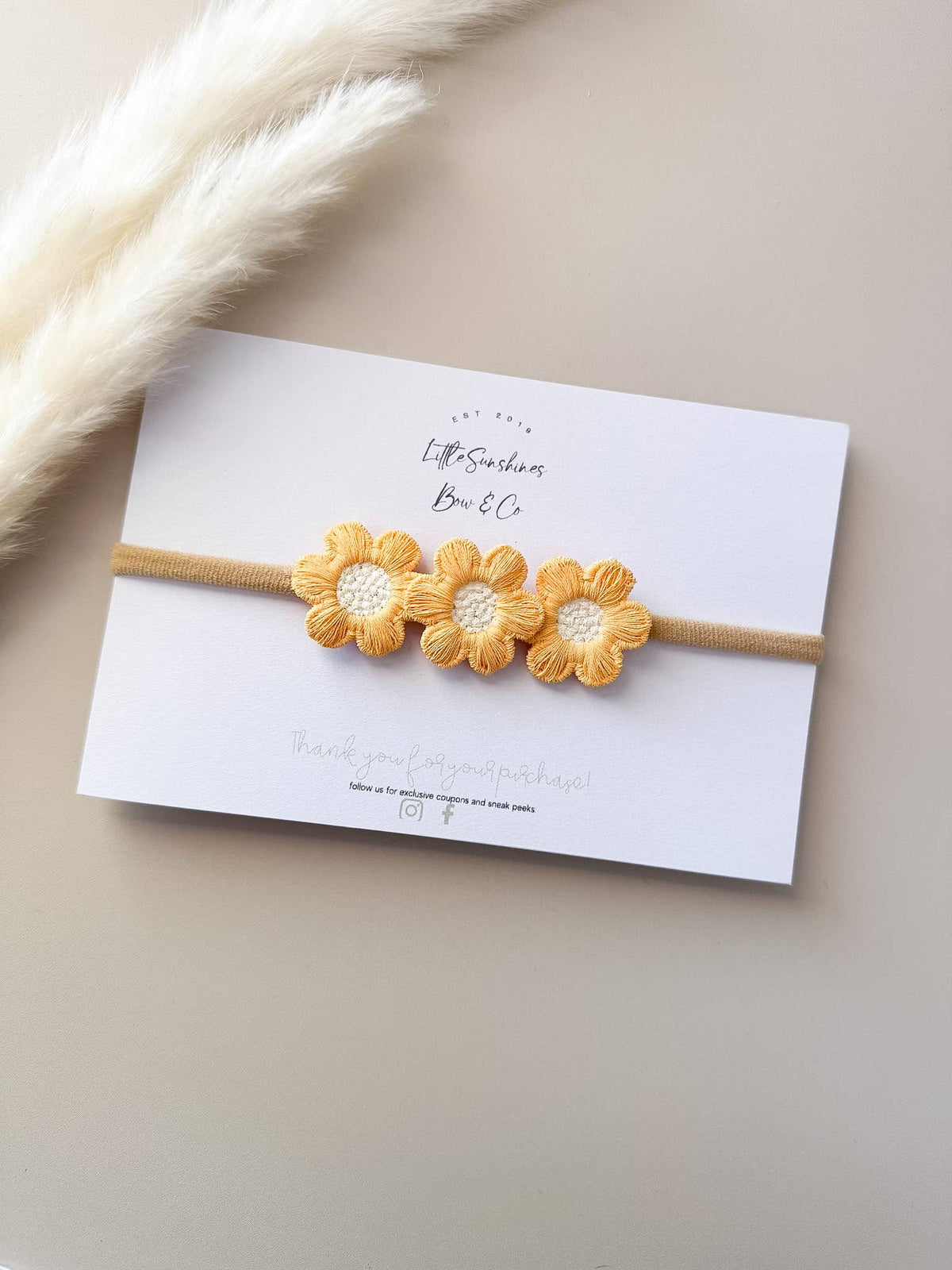 Flower Hair Clips & Nylon Headbands