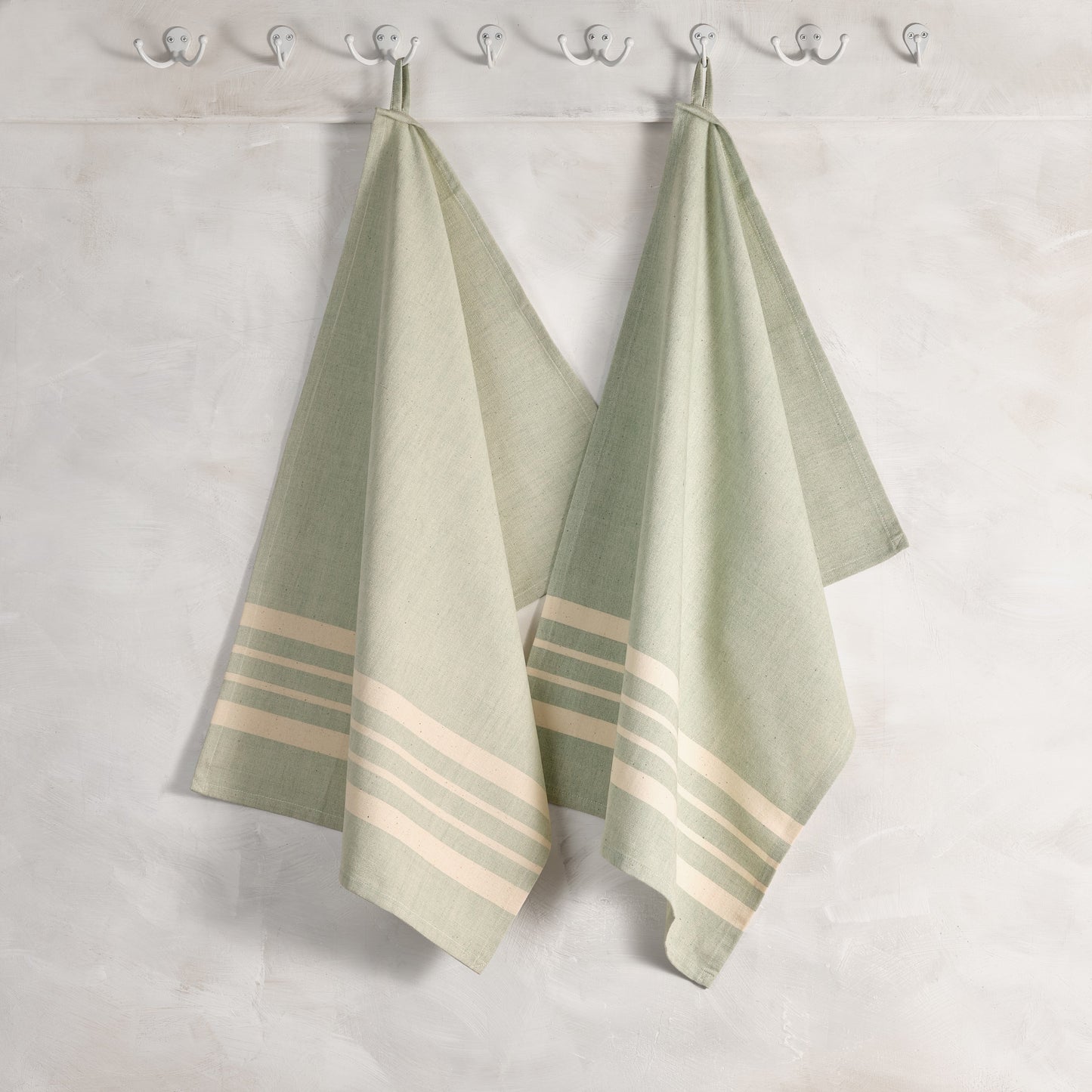HORIZON - Set of 2. Handwoven Kitchen Towels - Cotton - Fair Trade - Artisan Made