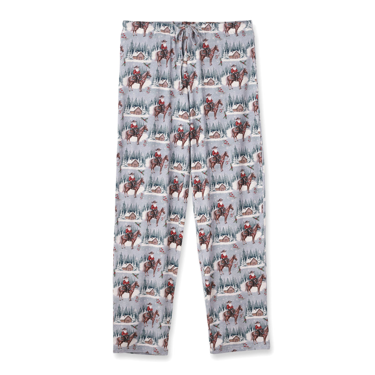Cowboy Christmas Family Matching Soft Bamboo Pajamas