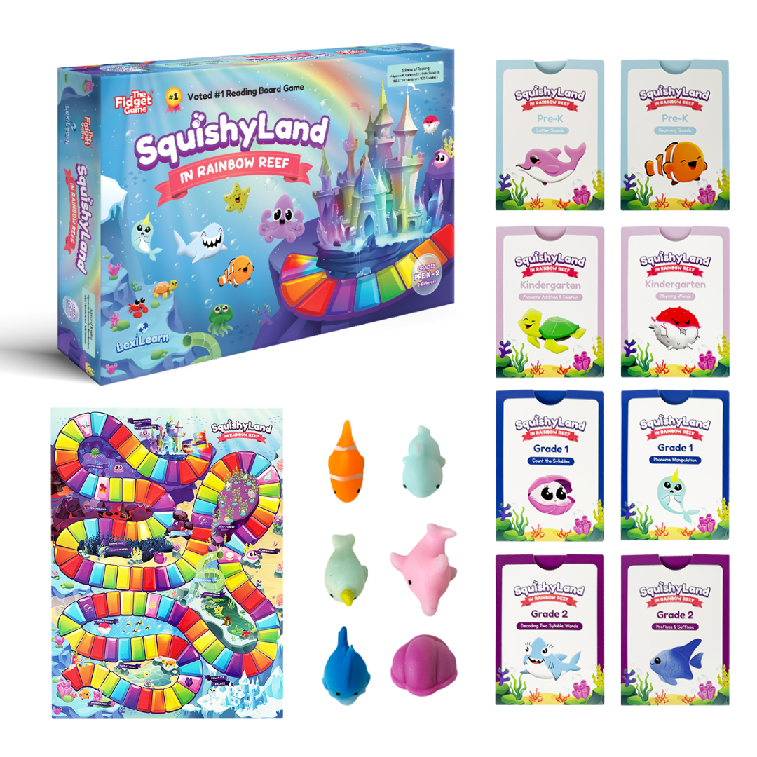 Squishyland Reading Board Game