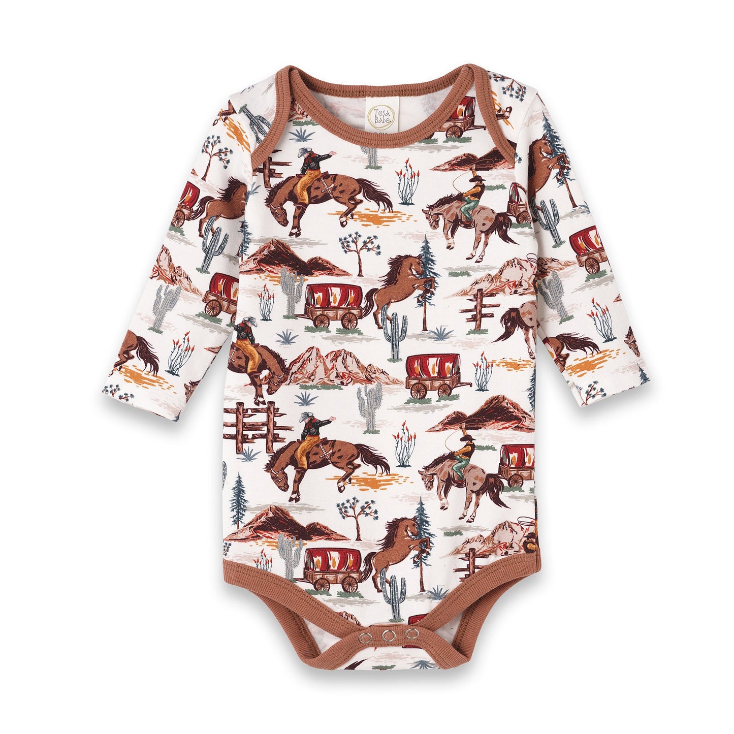 Cowboy Baby Bodysuit – Bamboo Western Spirit One-Piece