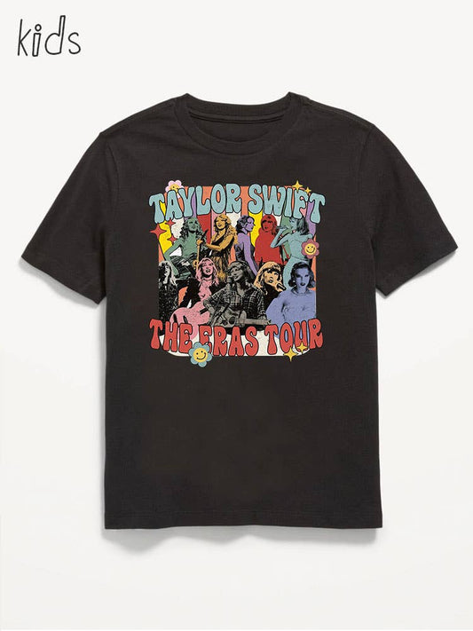 Kids Taylor's Retro Eras Tour Graphic Tee