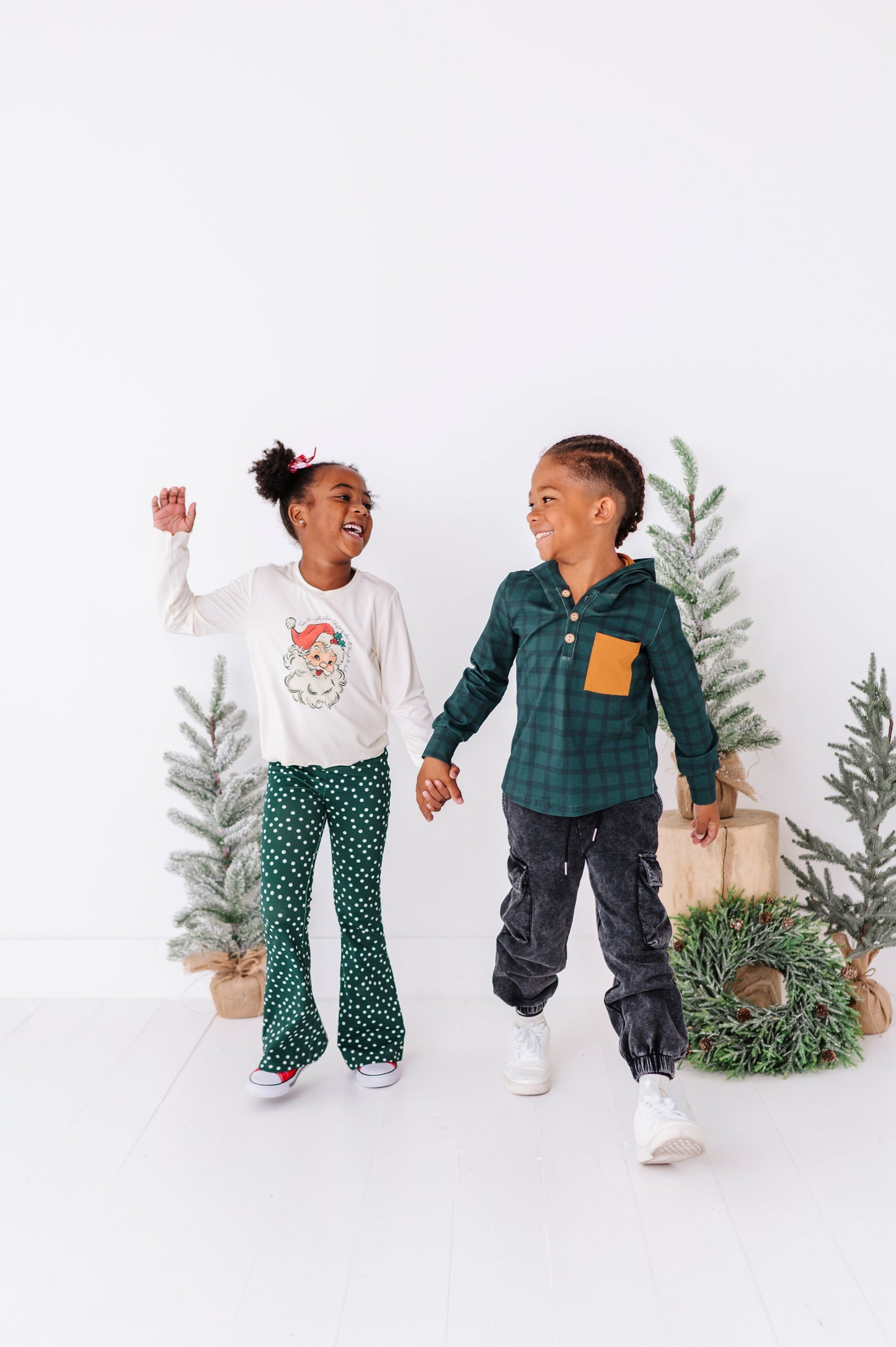 Jolly Santa | Bamboo Long Sleeve Shirt