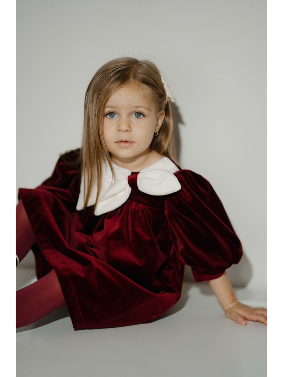 Rosemoor Dress |  Winterberry Red  Cotton Velvet