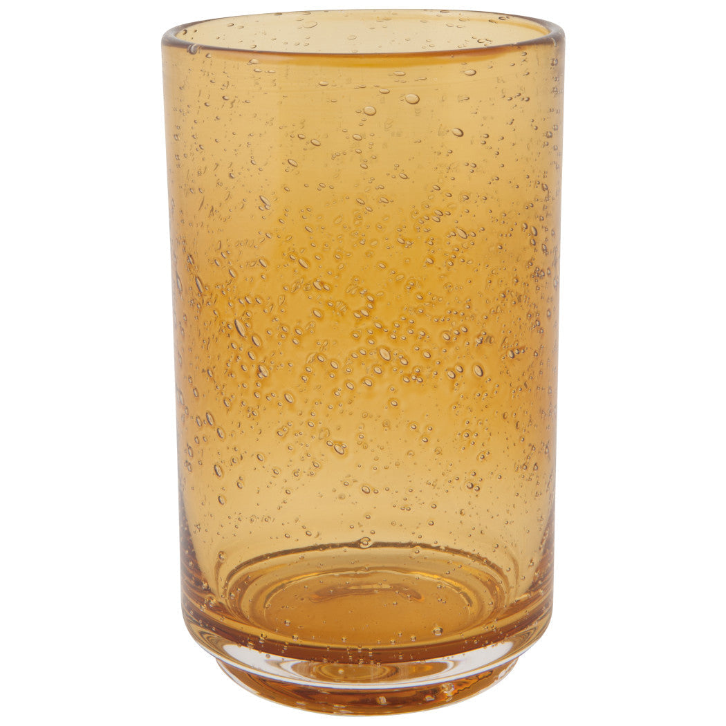 Set of 4 Tumbler 17oz Bubbled Amber