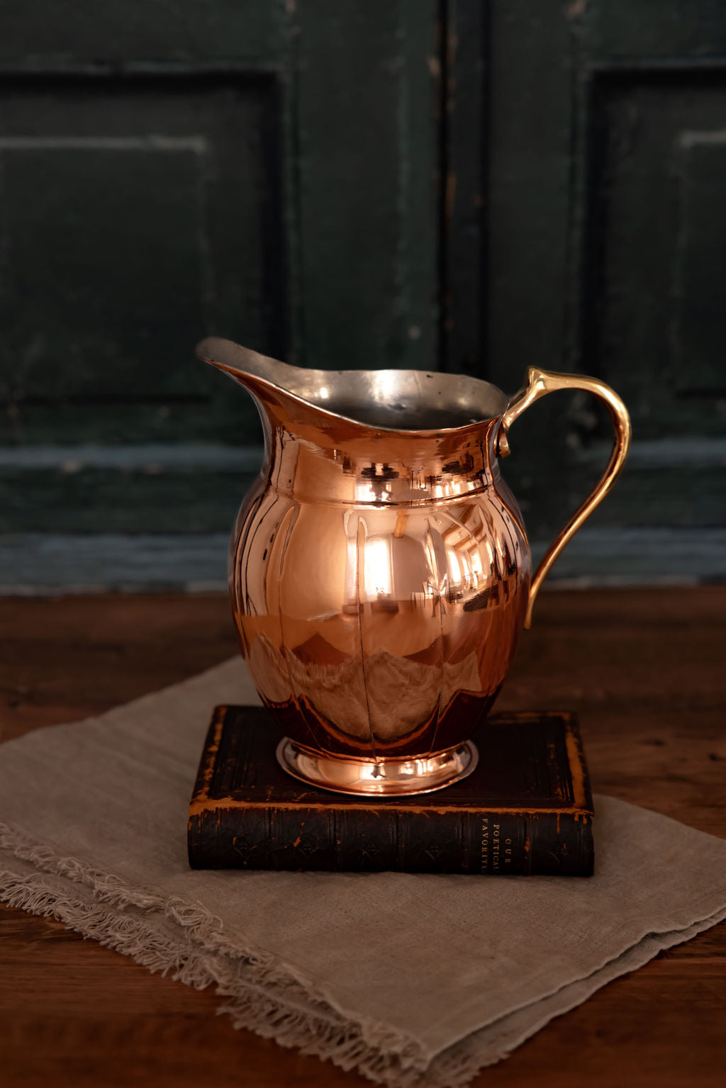 CMK Vintage Inspired Copper Large Pitcher