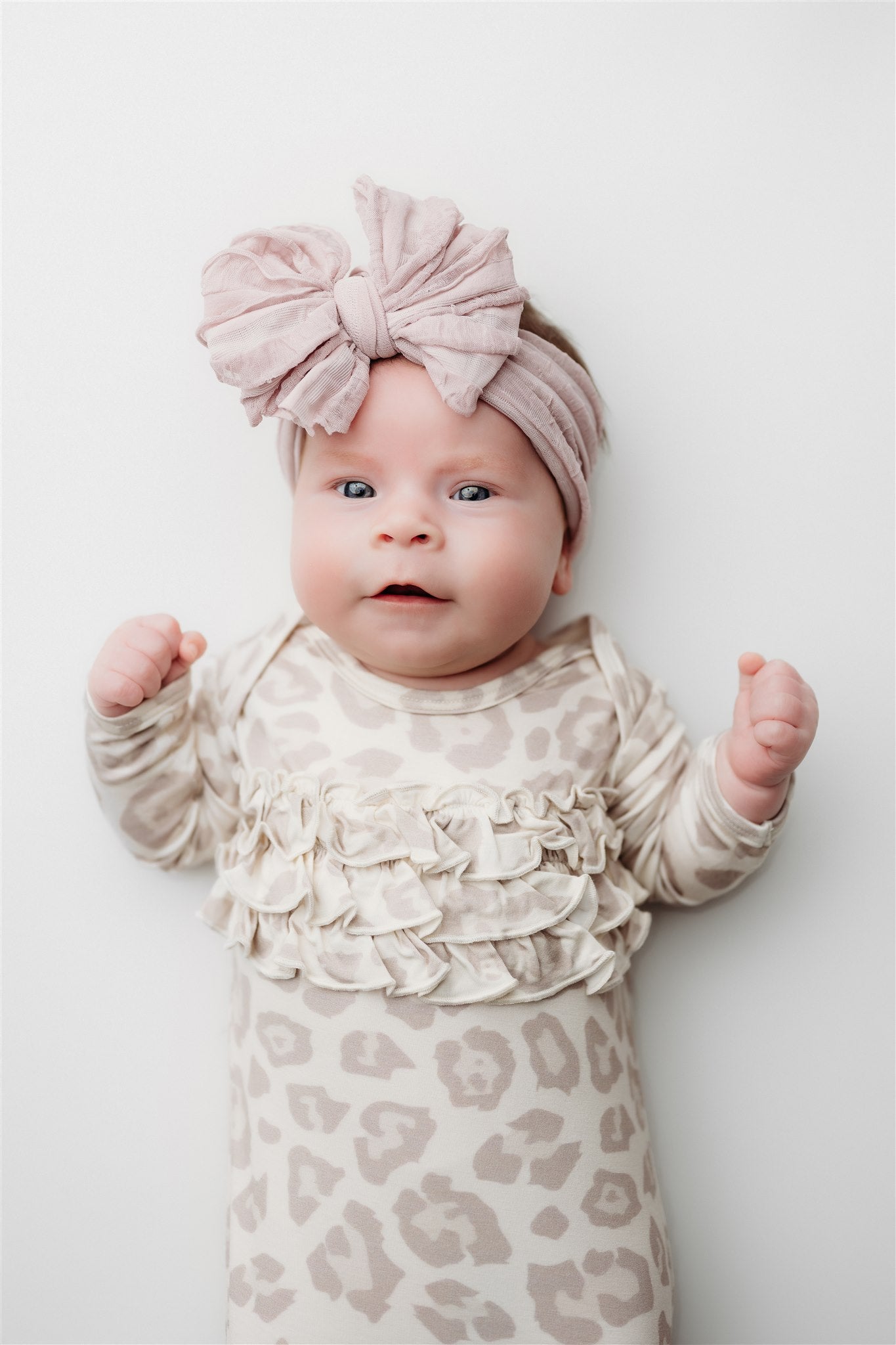 Natural Leopard Knot Gown