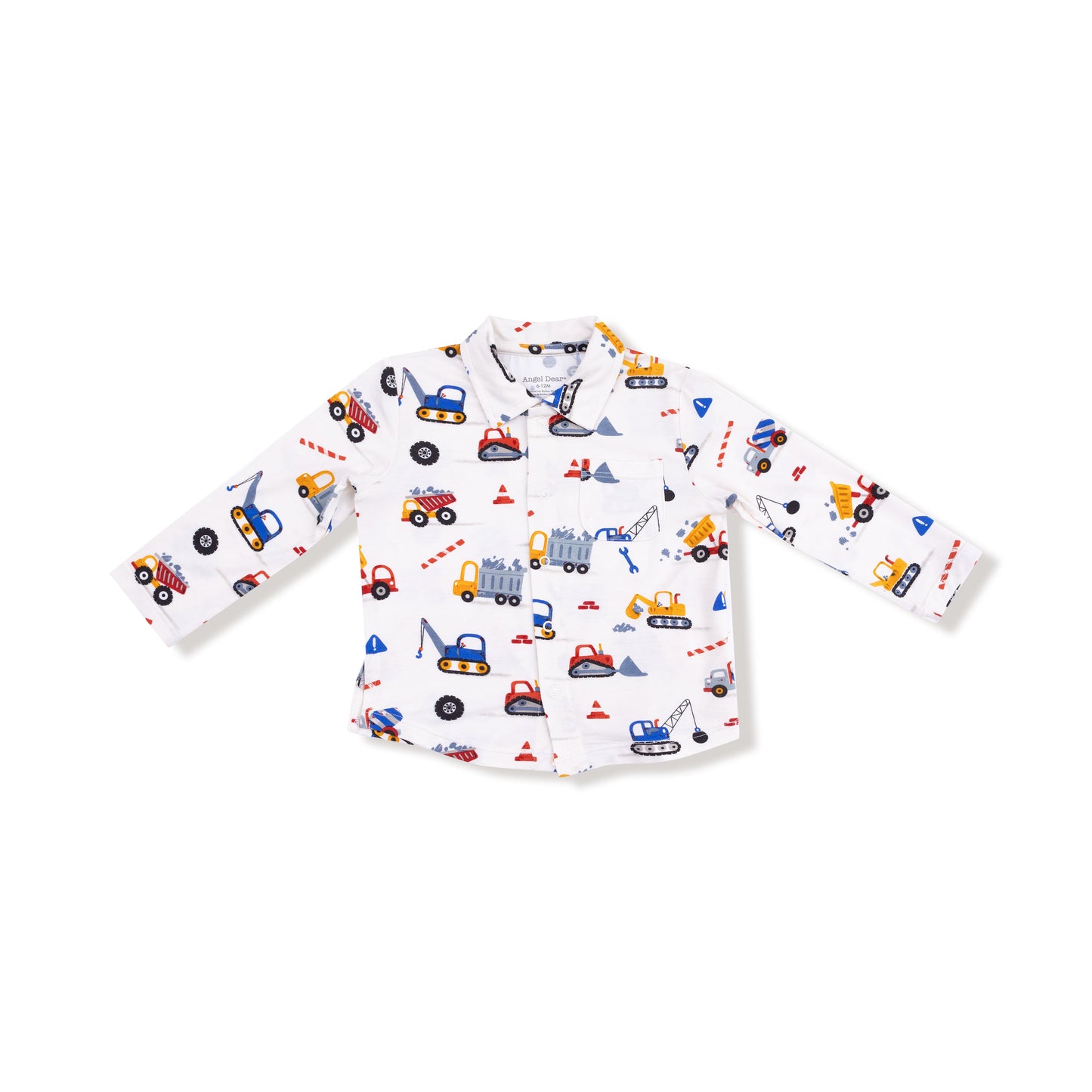 Long Sleeve Polo with Full Front Placket