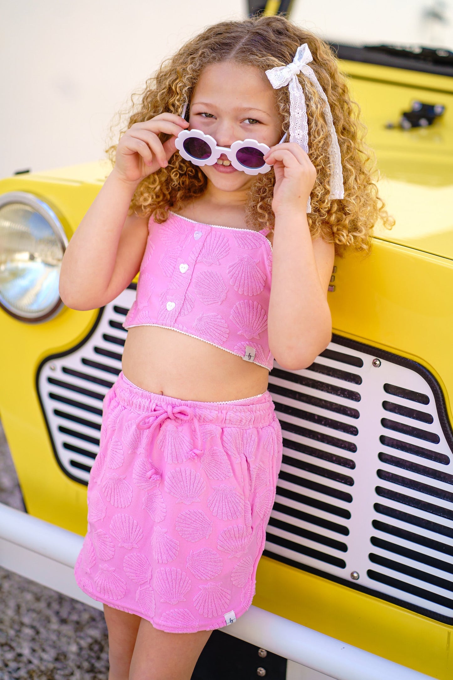 Pink Terry Skirt
