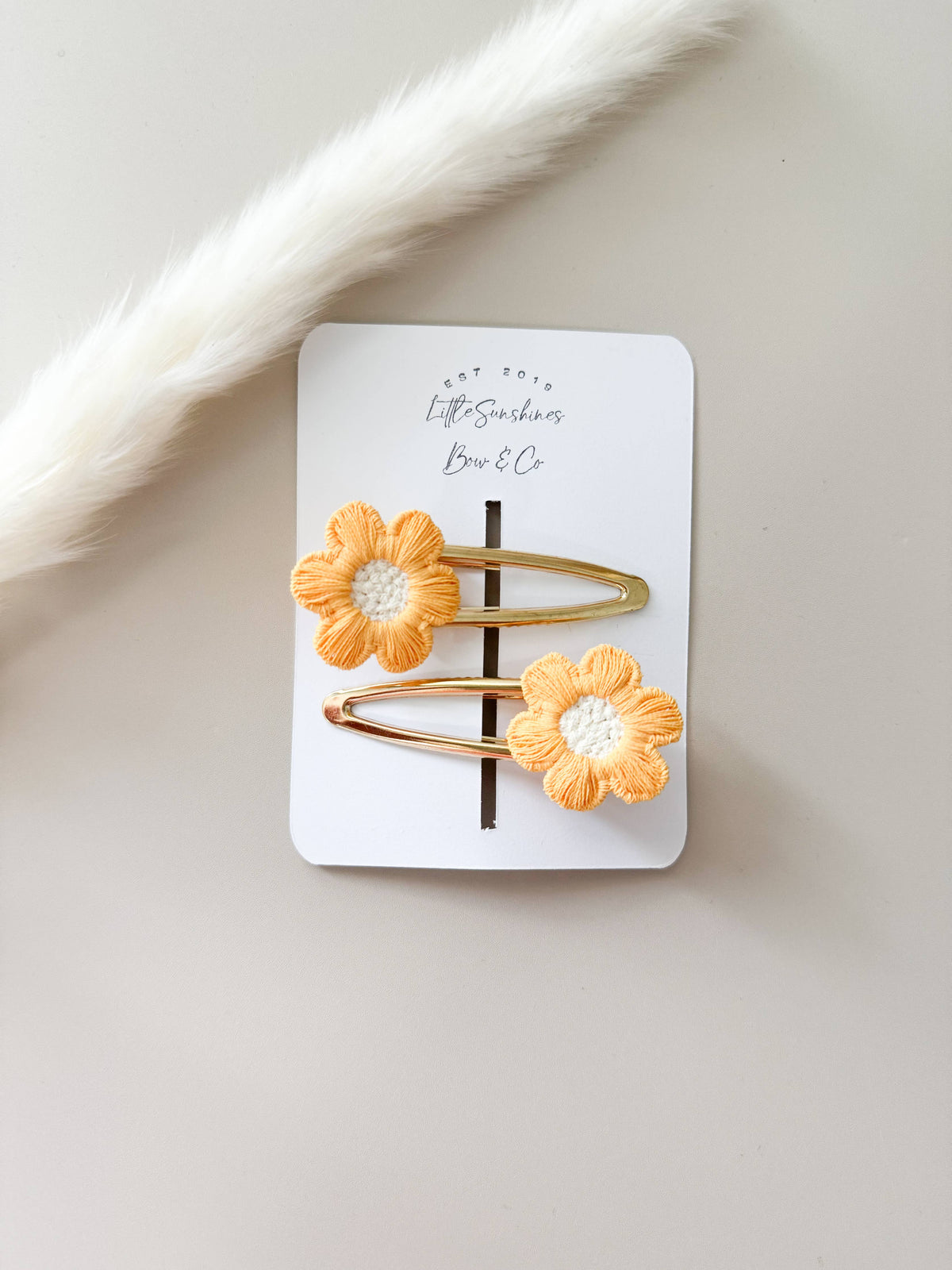Flower Hair Clips & Nylon Headbands