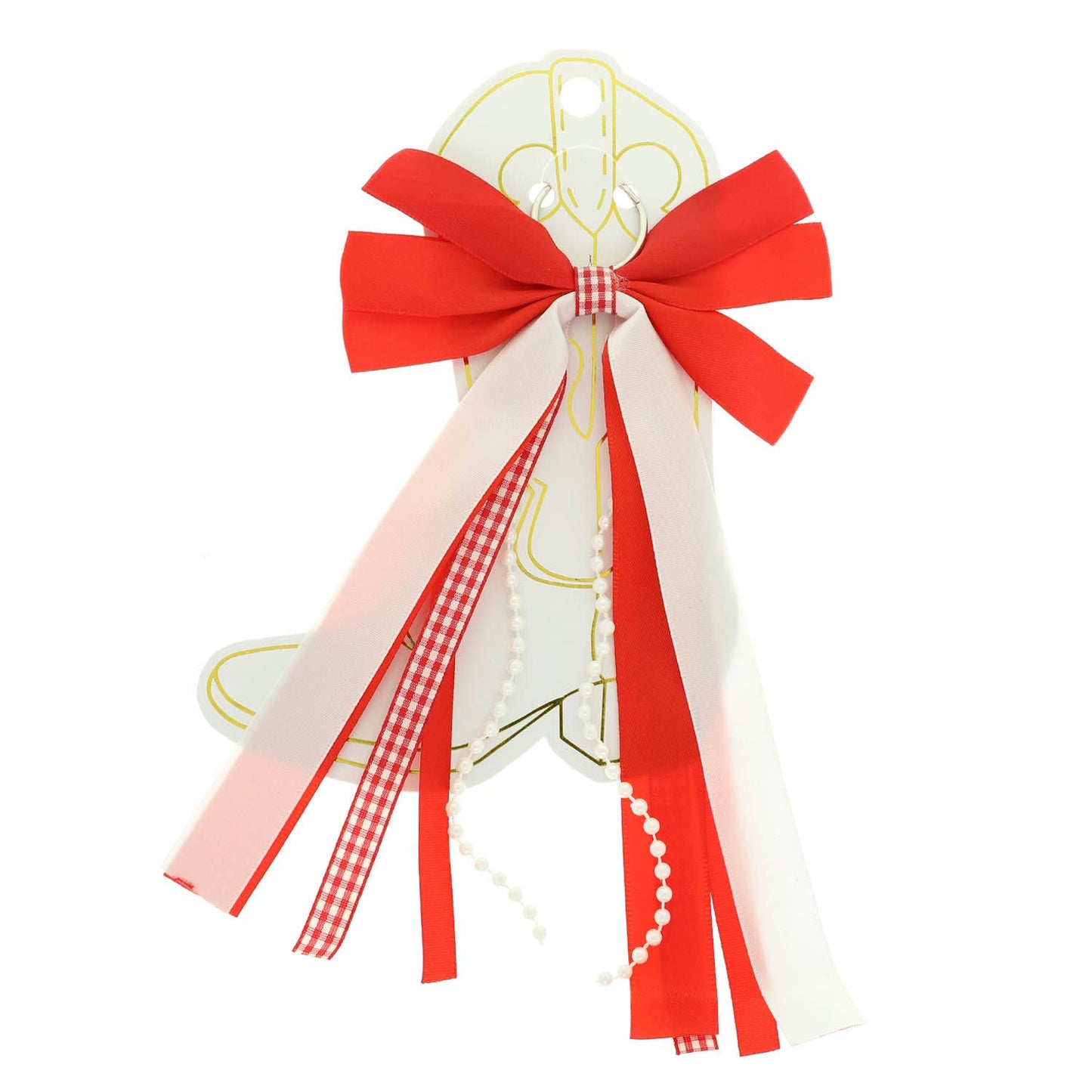 Gameday Bow Ribbon Cowboy Boot Charm