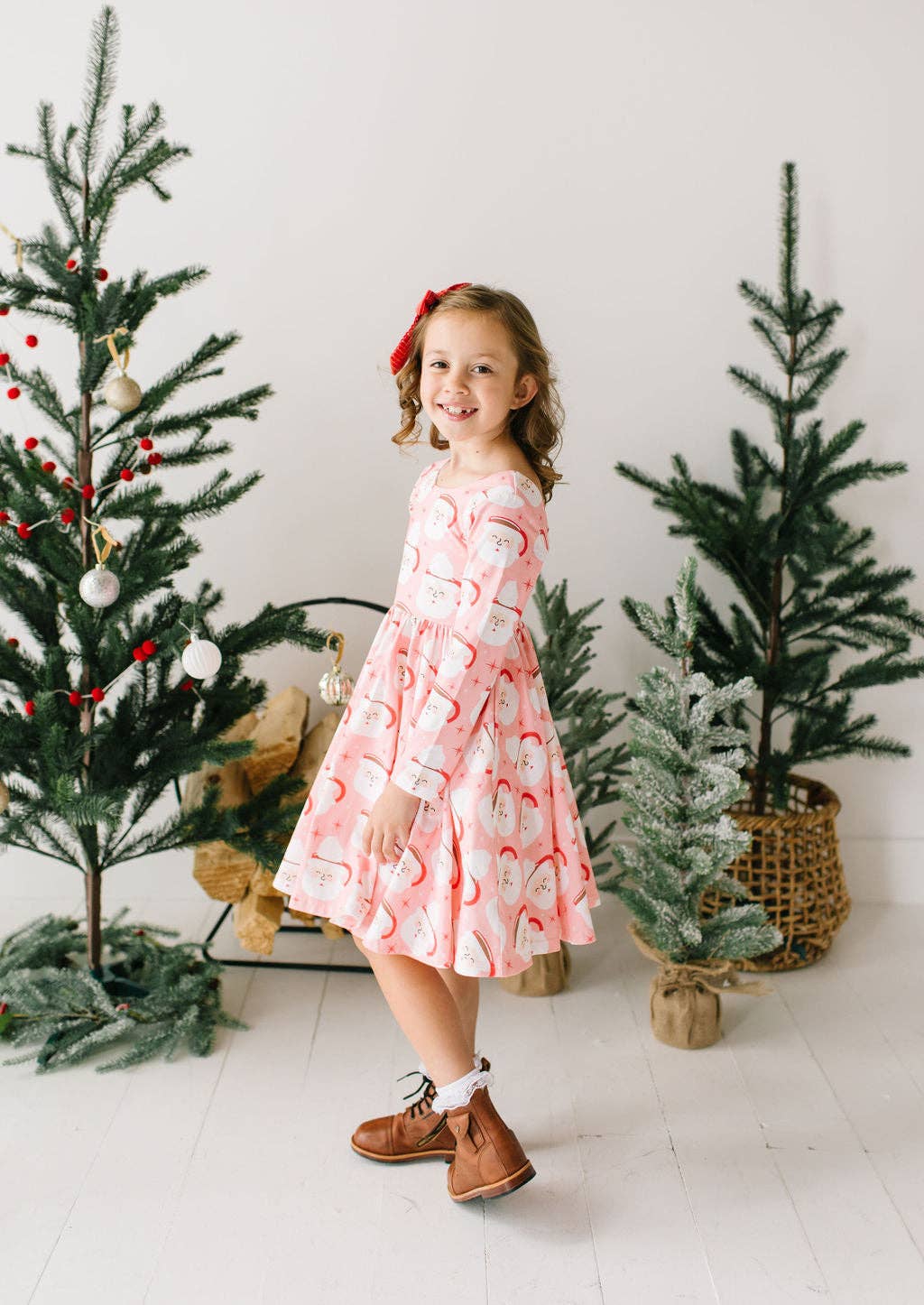 Santa Cocoa Pocket Twirl Dress
