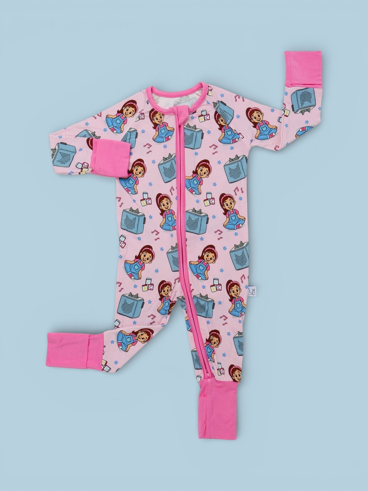 Pink Music Box Snuggy Zip