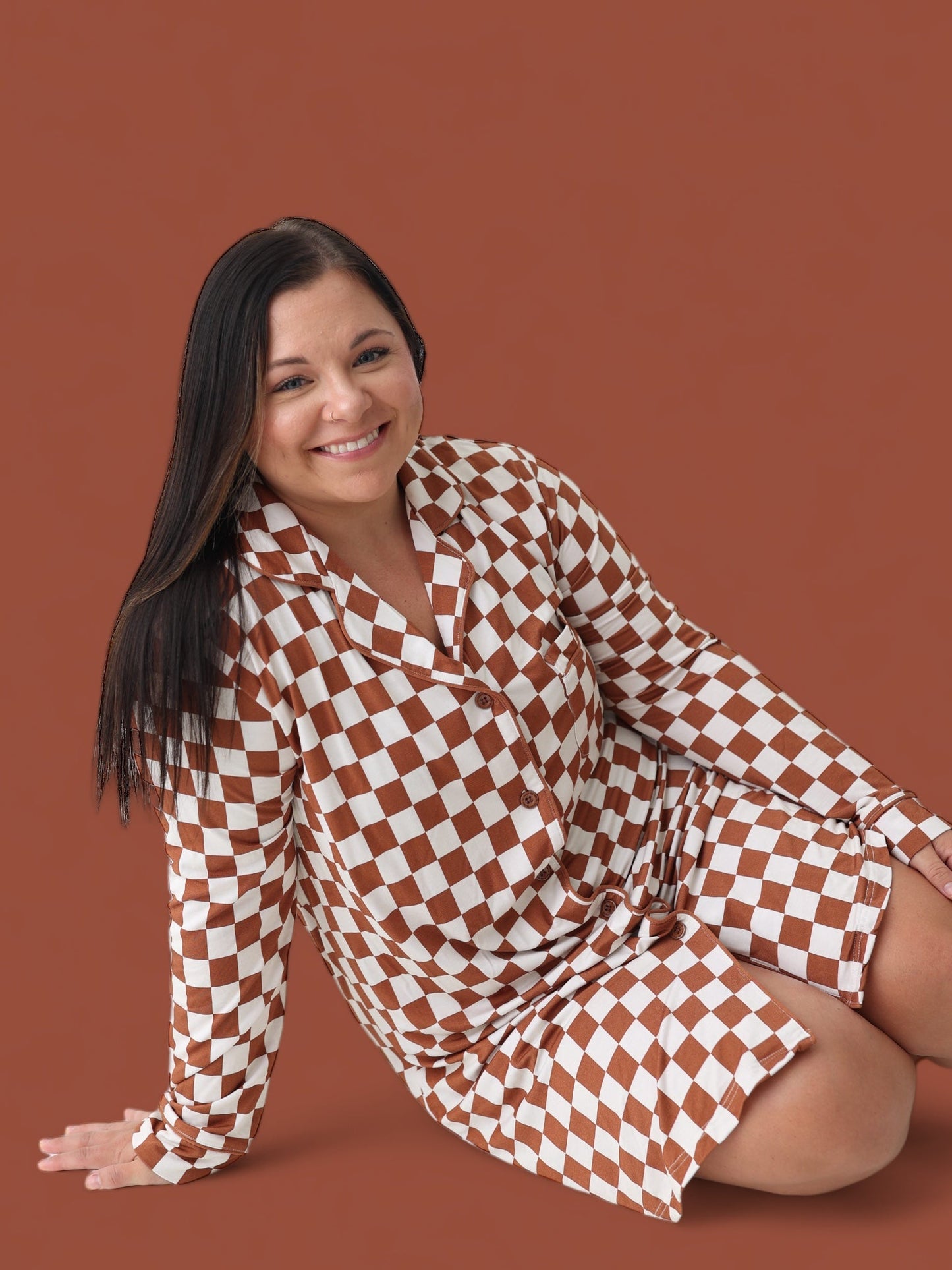 Copper Checkers Women's Dream Gown