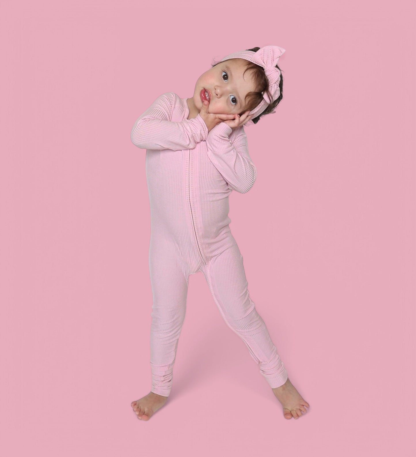 PINK ROSE DREAM ROMPER