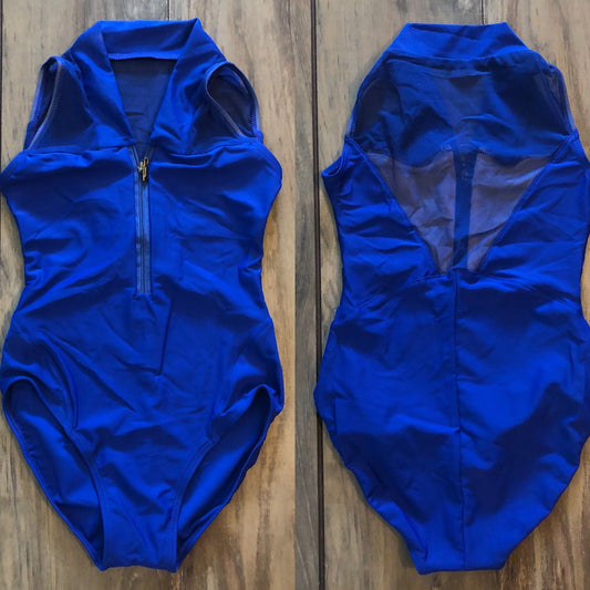 The Royalty Zip Mock Leotard