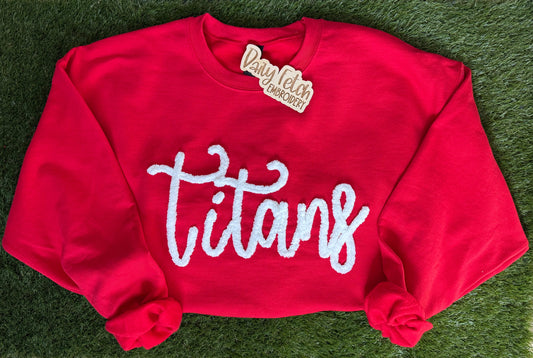 Titans Yarn Embroidered Sweatshirt