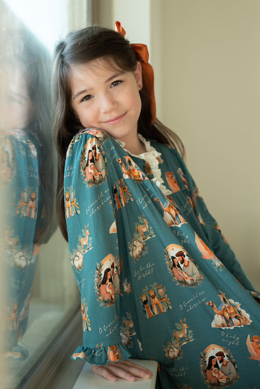O’ Holy Night Christmas Morning Gown