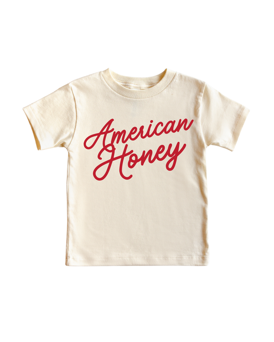 American Honey Little Girls Tee 🍯🇺🇸 preorder