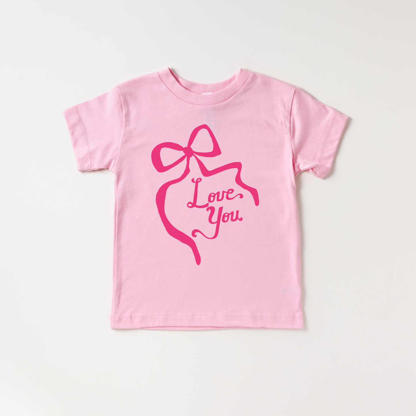 Love You Pink Coquette Bow