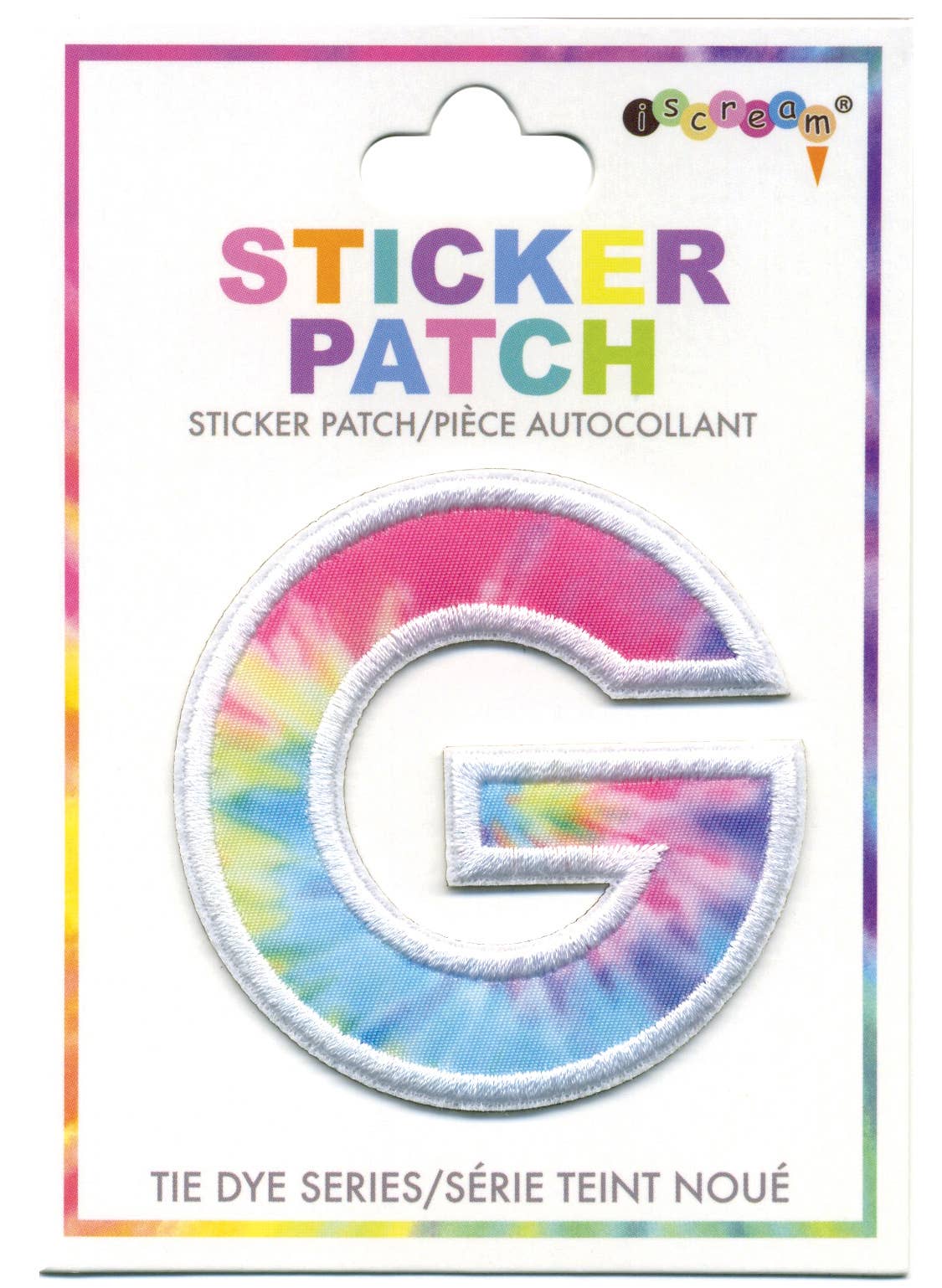 G Tie Dye Sticker Patch