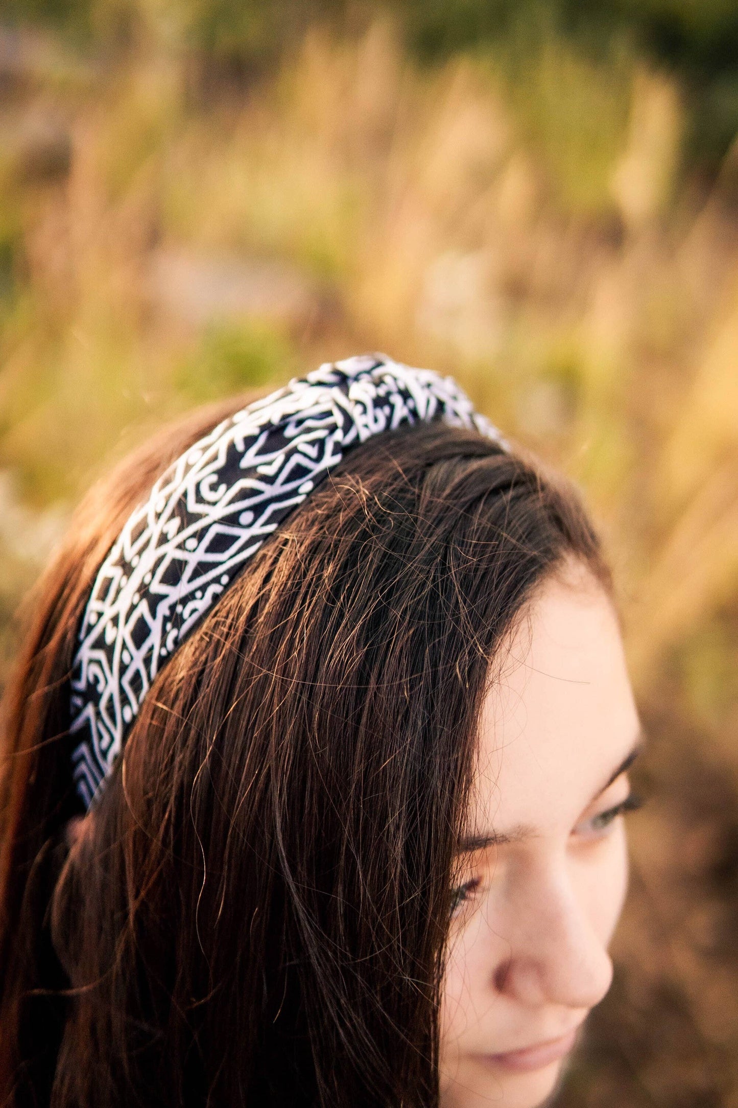Pink Cowboy Ghosts Halloween Top Knot Headband