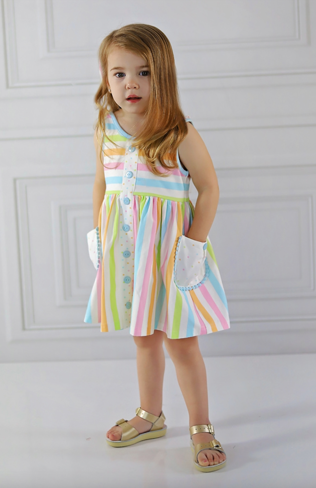 Rainbow Pocket Dress