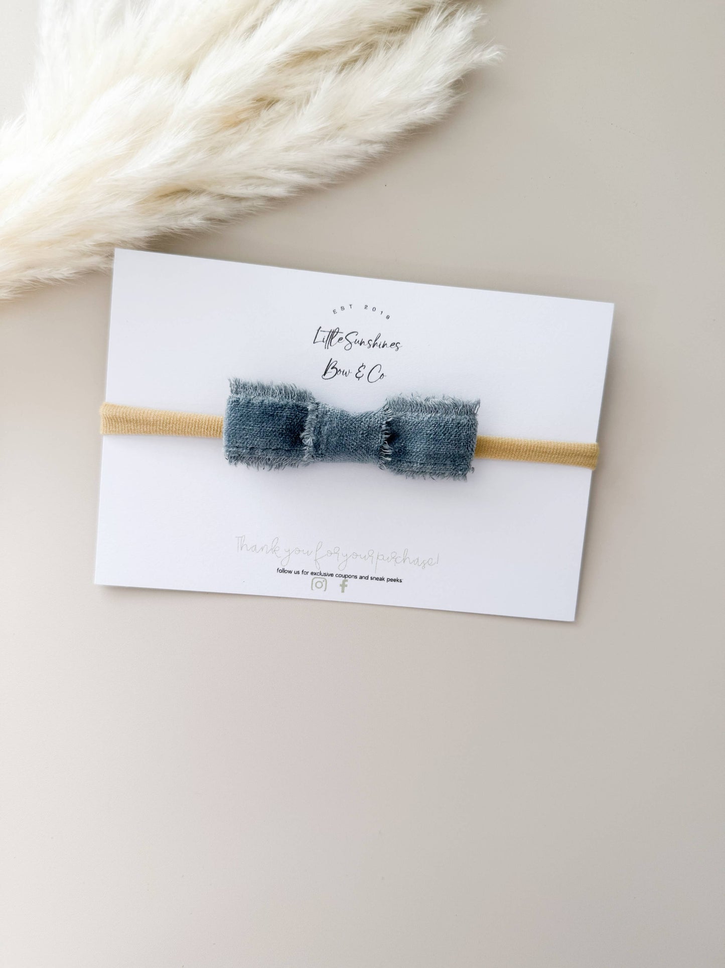 Velvet Fringe Hair Bows