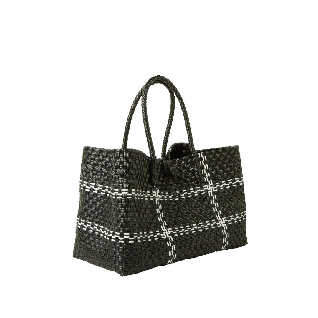 The Midi Piper Handwoven Tote · Recycled Plastic