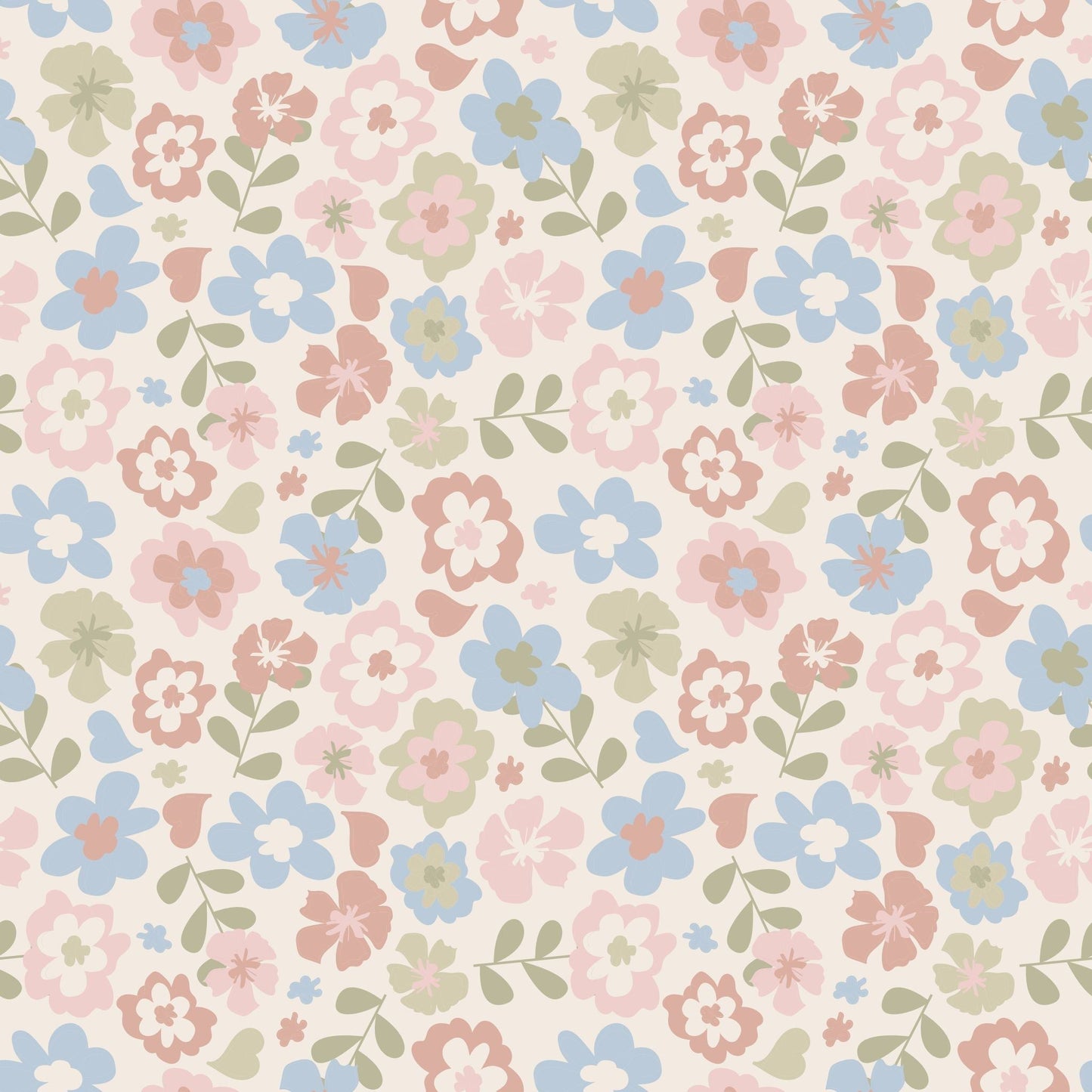 Big Kid Pajama - Pretty Pansy