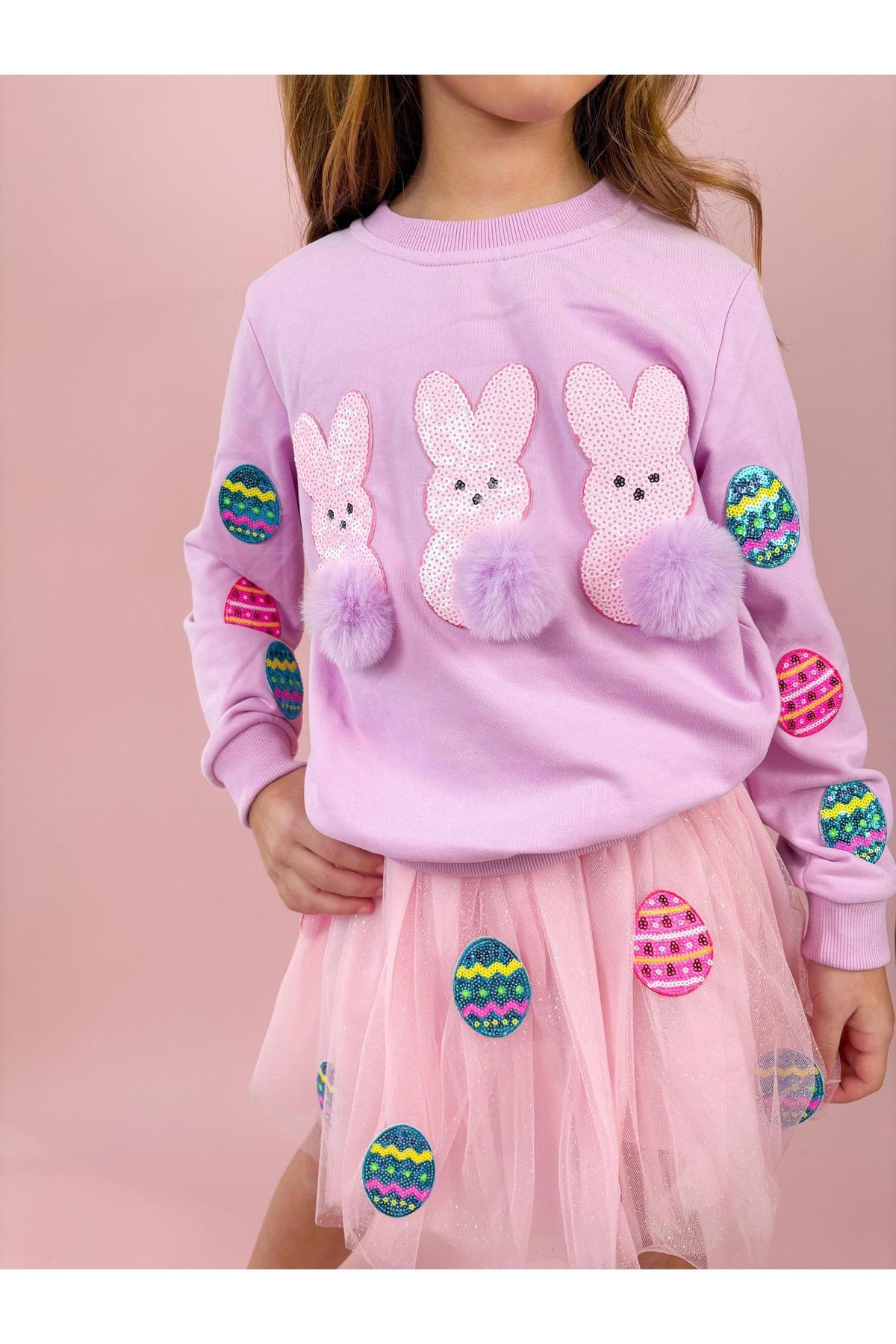 Patched Easter Tulle Skirt