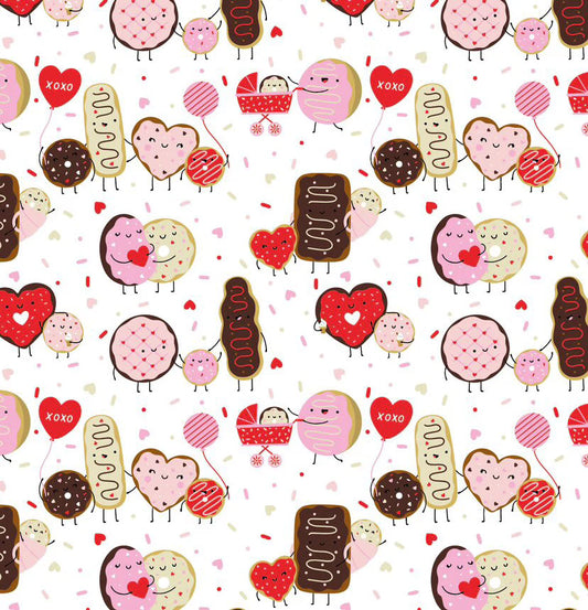 Long Sleeve 2 Piece Pajama Set-Sweetheart Sprinkles