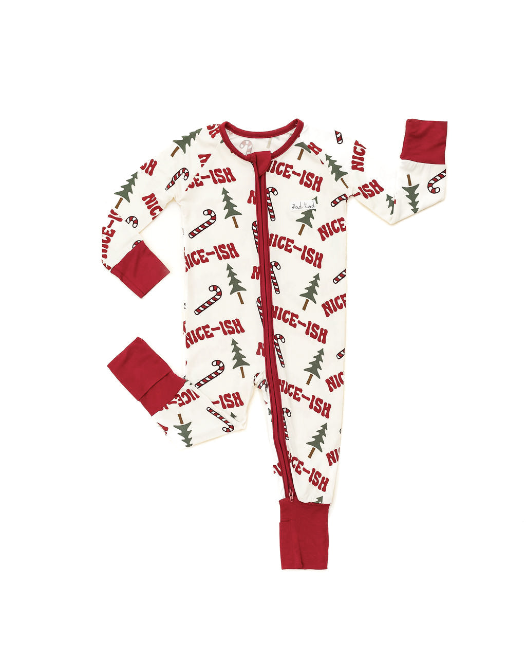 NICE-ISH HOLIDAY BAMBOO ONESIE