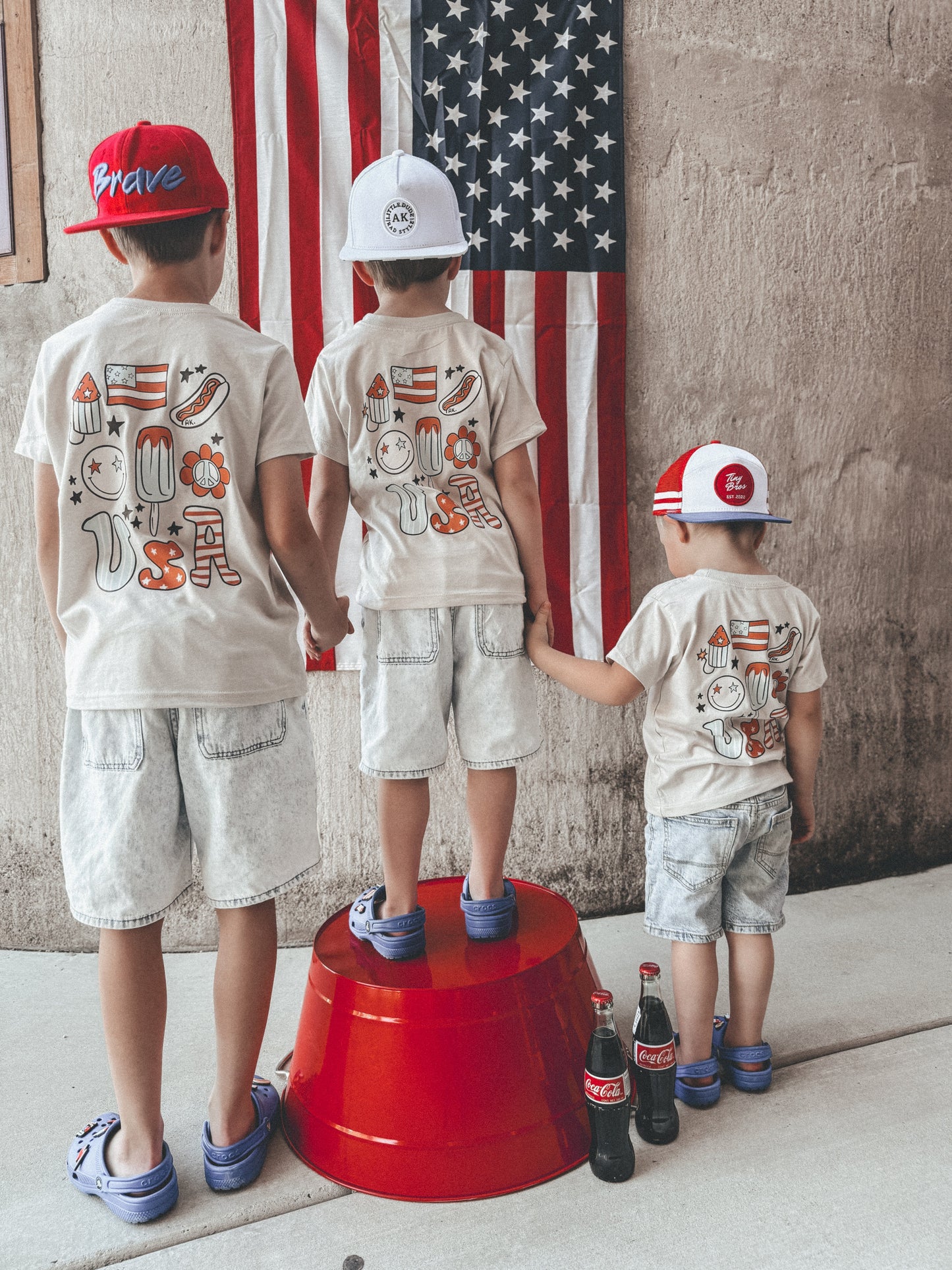 USA retro-AK Graphic tee - MTO