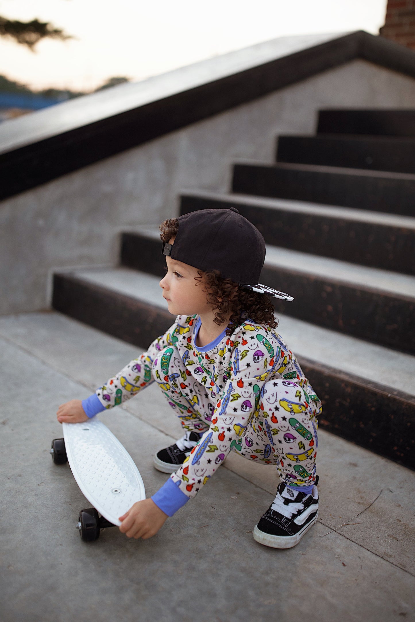 Skate & Snooze-AK Dreamers Bamboo zipper PJ’s