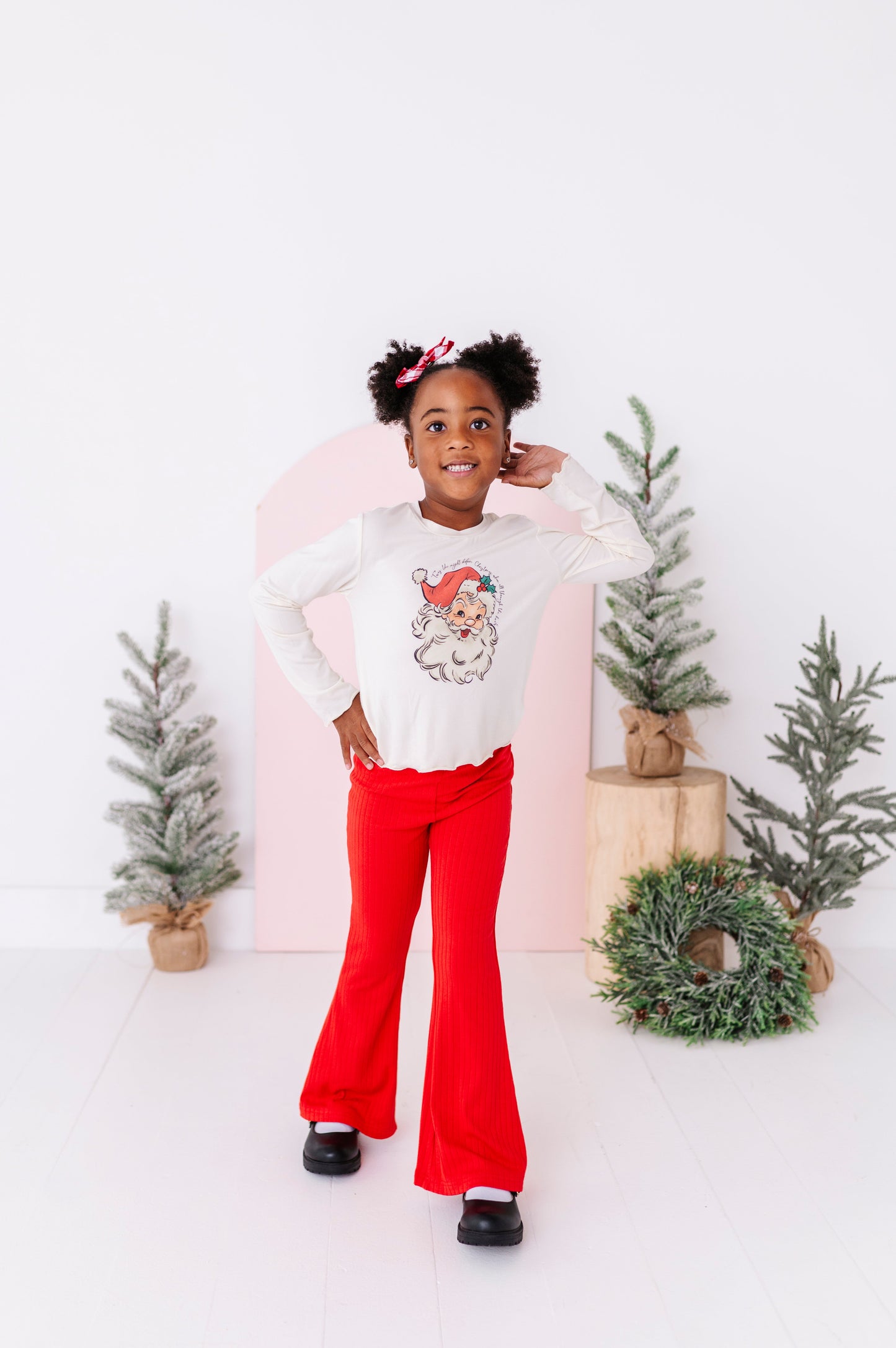 Jolly Santa | Bamboo Long Sleeve Shirt