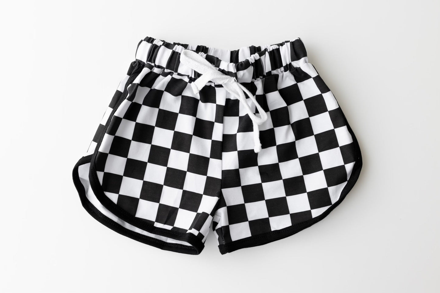 AK checker track shorts