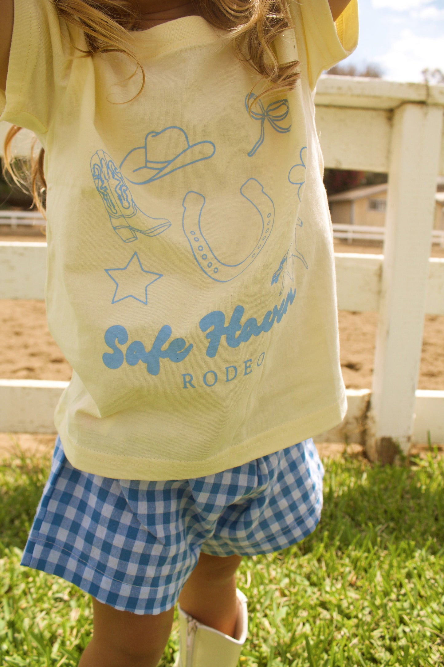Safe Haven Rodeo kids western graphic tee