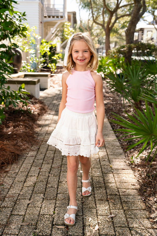 Simply Sweet Skort ~ White