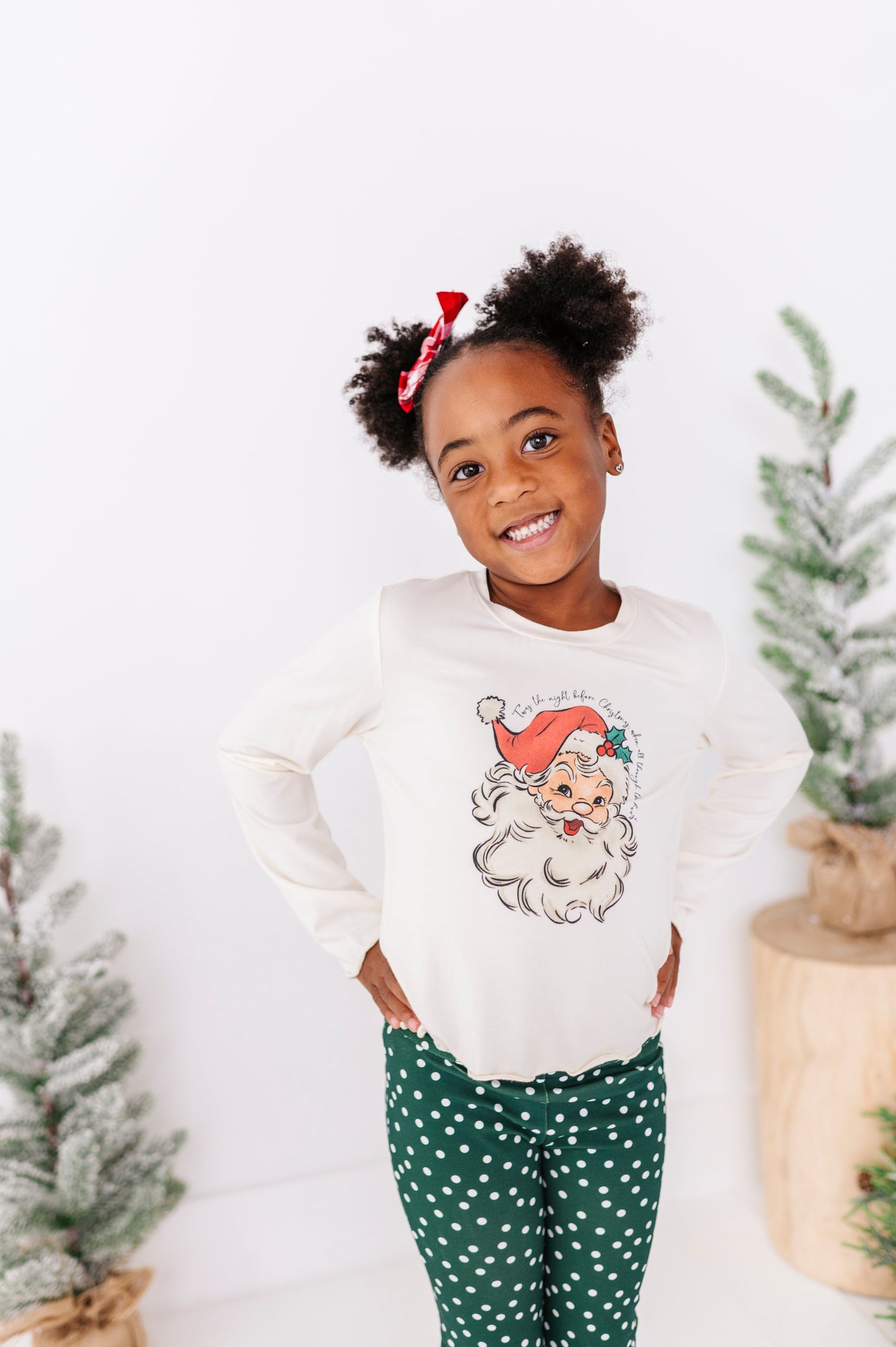 Jolly Santa | Bamboo Long Sleeve Shirt