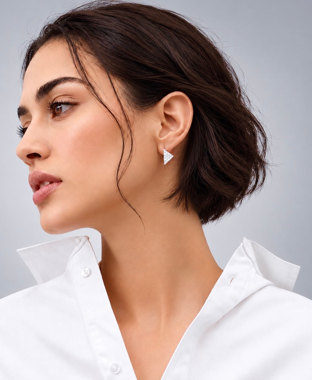 ER113WL B.Tiff Large Pavé Supera Earrings